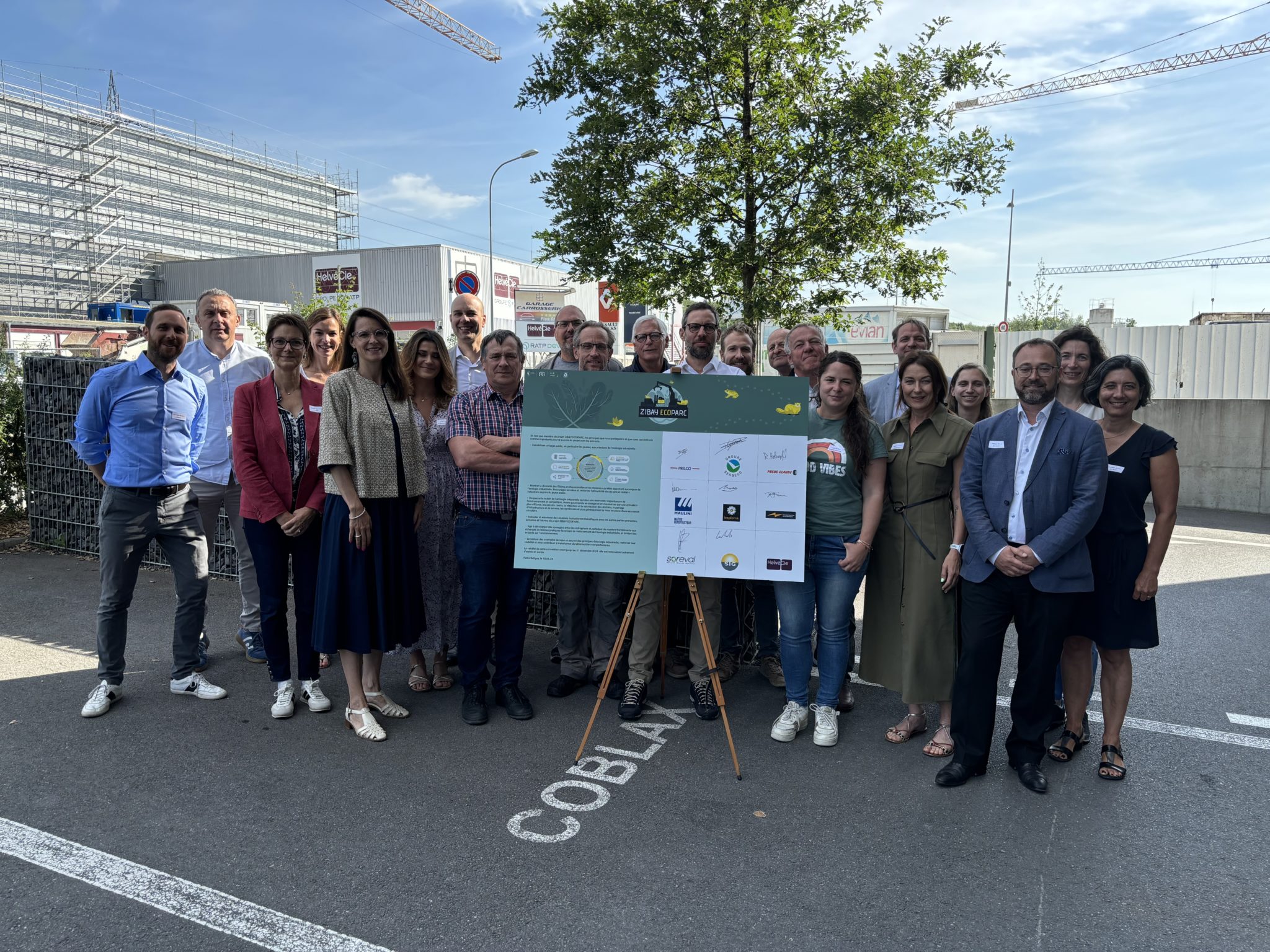 ZIBAY ECOPARC signe une charte pour mieux projeter son avenir